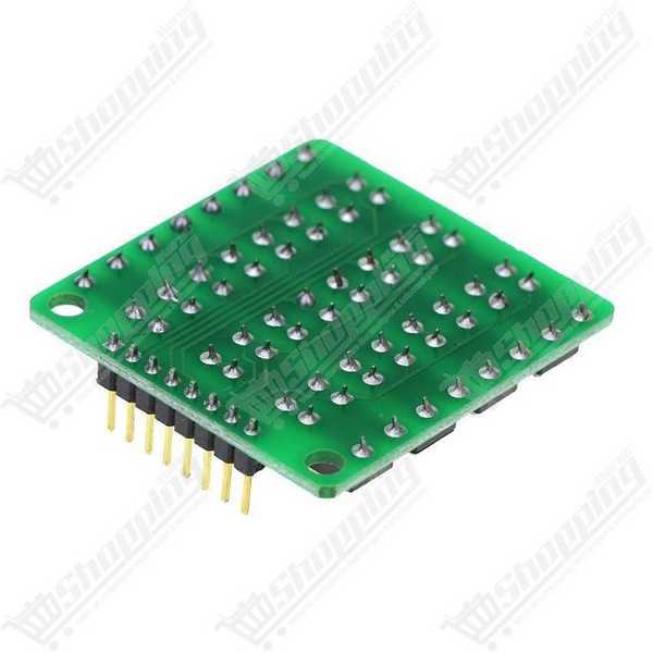 Clavier matriciel 4x4 à 16 touches et 8 broches