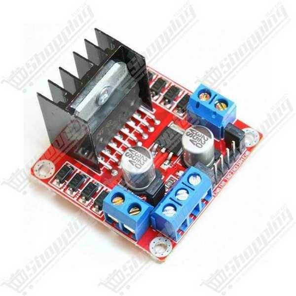 Module Driver L298N Double Pont en H pour Moteurs CC et Pas à Pas