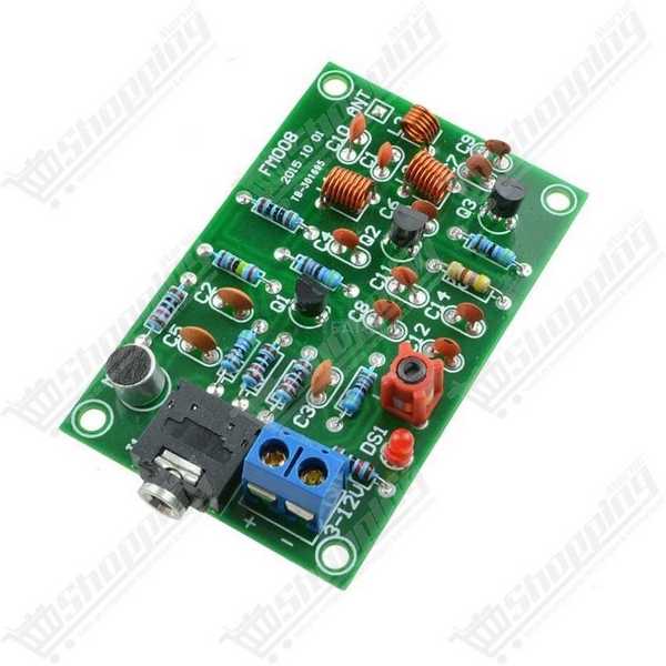 Module Émetteur Radio FM 76-110 MHz Répéteur MP3 Sans Fil 3-12V avec Microphone