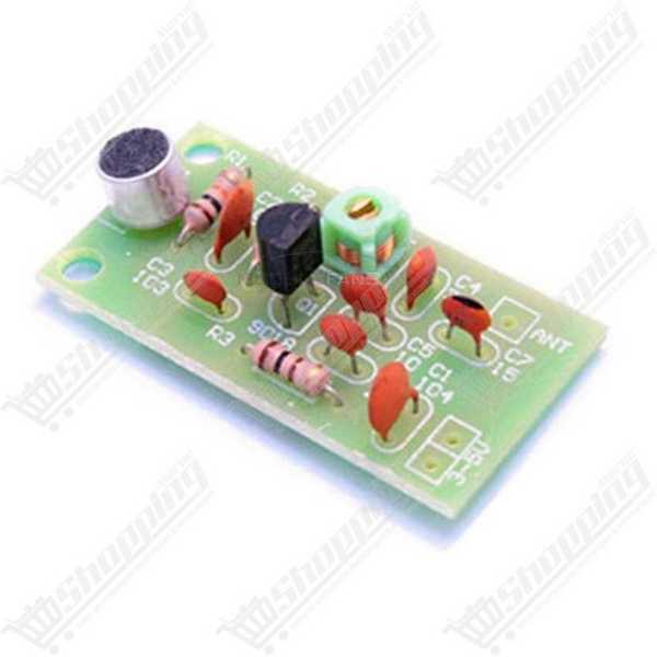Module Émetteur FM Sans Fil 91-103 MHz 3-5V avec Microphone