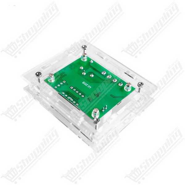 Boîtier transparent en acrylique pour thermostat W1209