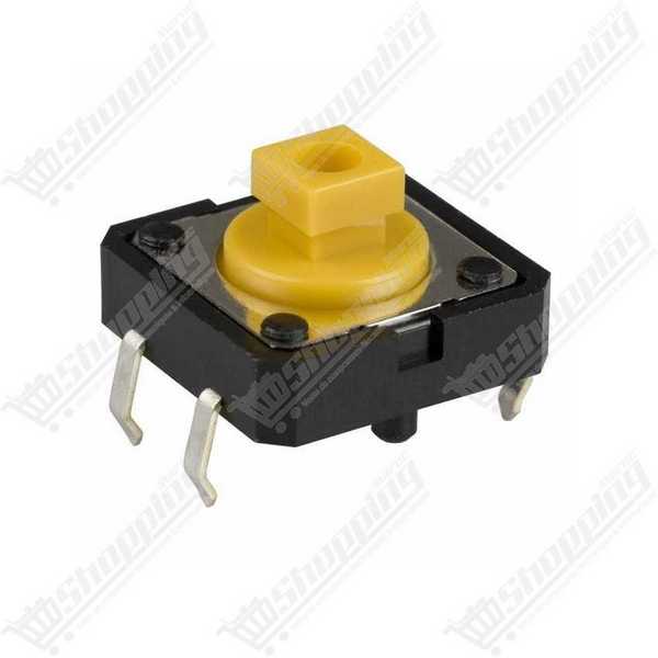 Bouton poussoir tactile 12x12x7.3mm 4 pins