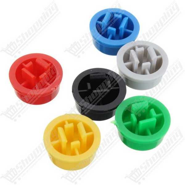 Bouchon pour bouton poussoir 12x12x7.3mm
