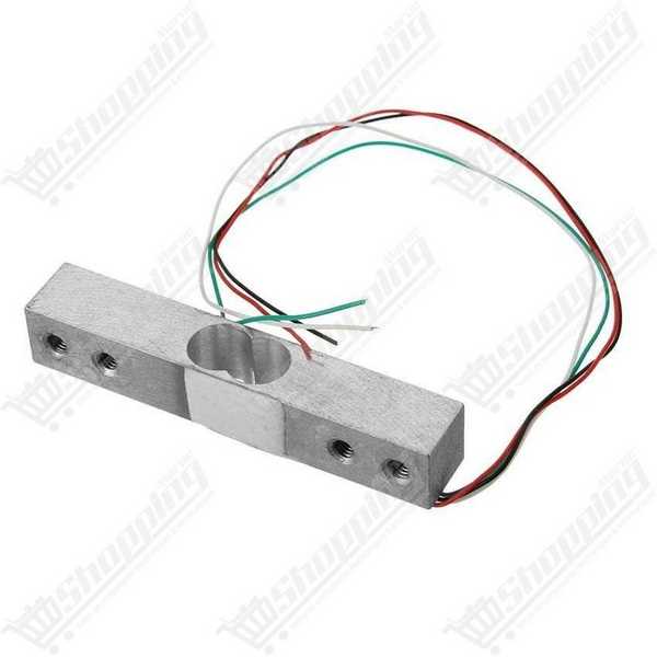 Capteur de poids 5 kg (Cellule de charge) compatible module HX711