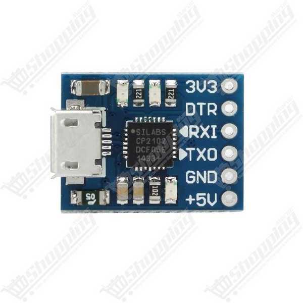 Module Convertisseur USB vers TTL CP2102 Micro USB 6 Broches