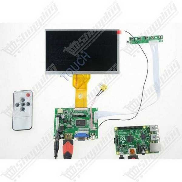 Kit Écran LCD TFT 7 pouces Tactile USB avec Carte de Contrôle