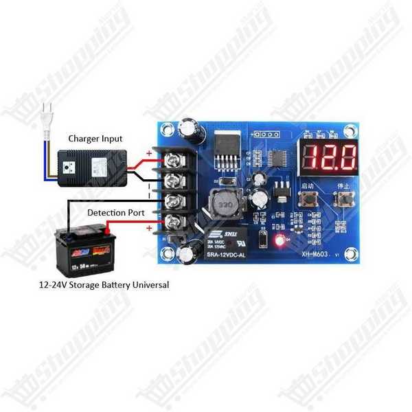 Module contrôleur de charge batterie automatique XH-M603 12V-24V
