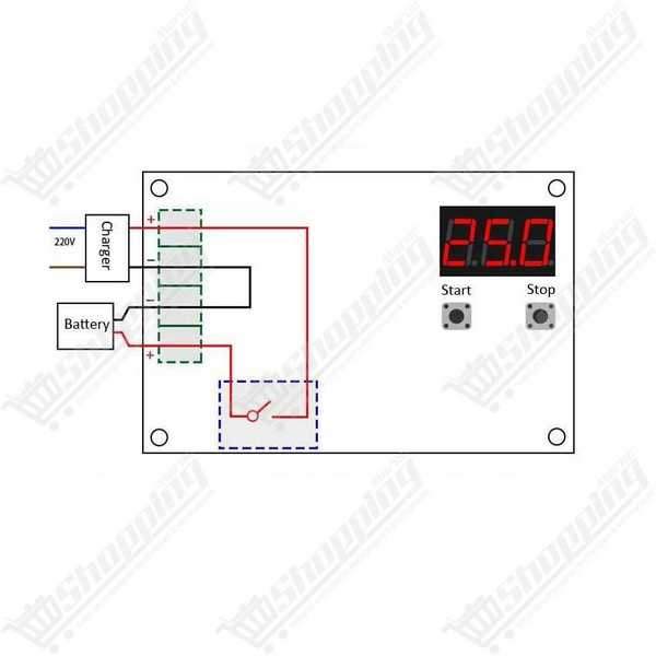 Module contrôleur de charge batterie automatique XH-M603 12V-24V