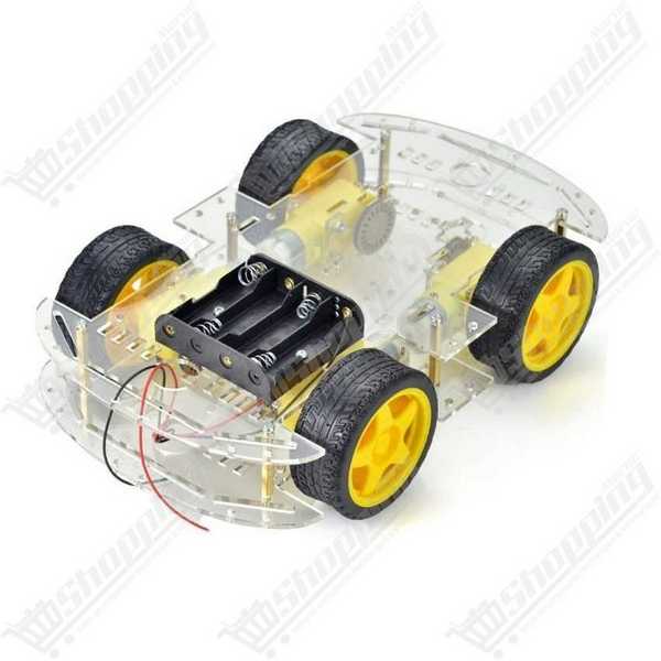 Kit châssis voiture robot 4 roues