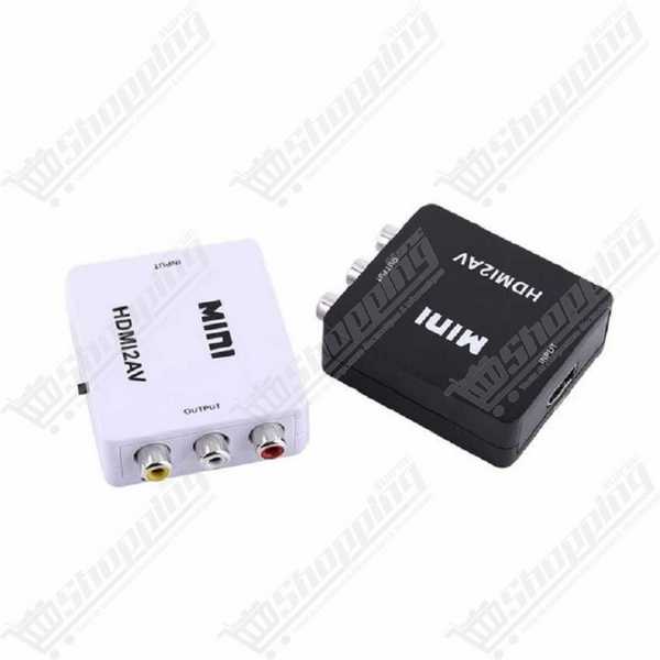 Convertisseur Mini HDMI vers AV RCA Audio et Vidéo