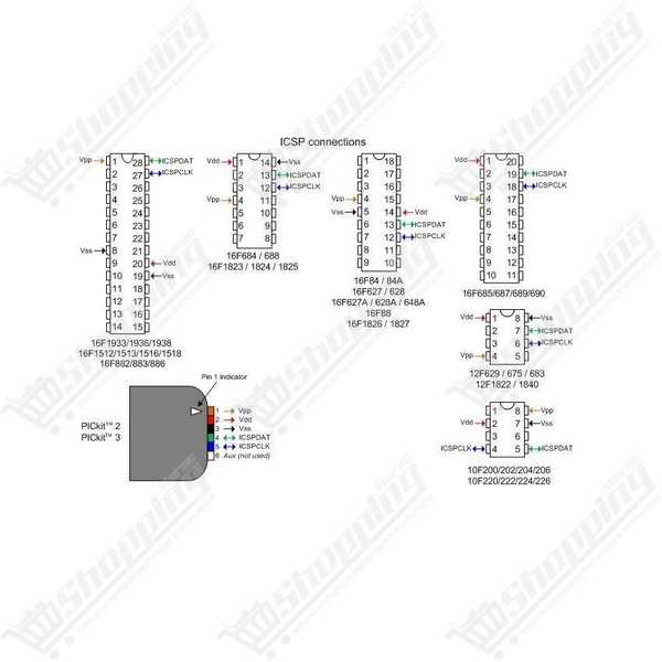 Programmateur et Débogueur PICkit 3.5+ ICSP