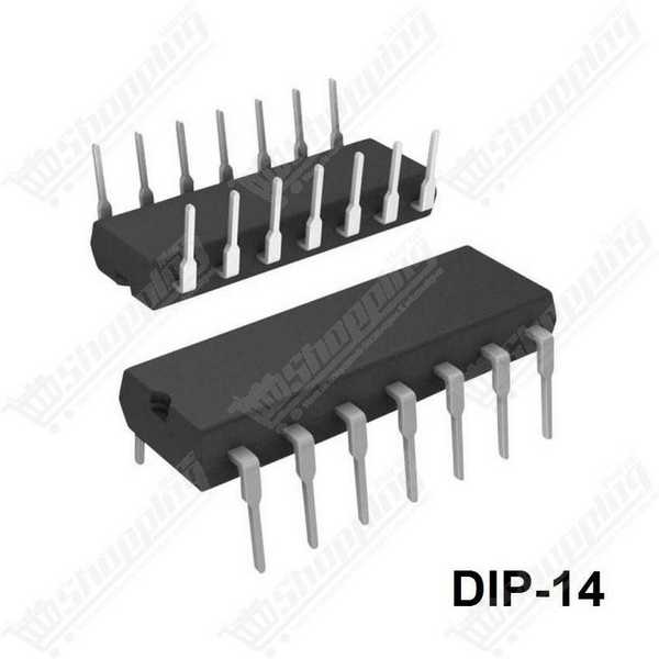Circuit Intégré CD4078 Porte NOR 8 entrées DIP-14