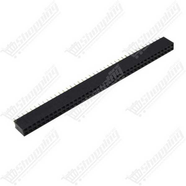 Barrette Sécable Femelle 2x40 Broches Double Rangée Pas 2.54mm