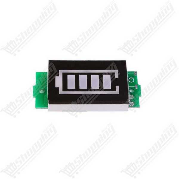 Indicateur de capacité de batterie Lithium-ion 1S (3.3V-4.2V)