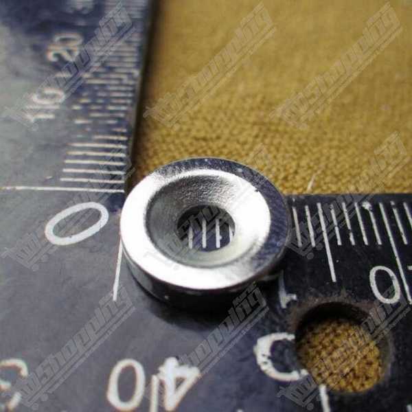Aimant néodyme rond 12x3mm avec trou 4mm