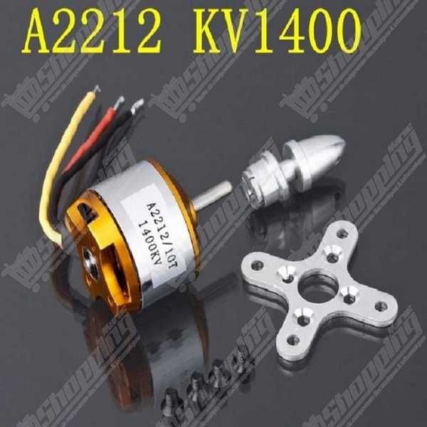Moteur brushless A2212 1400KV 10T
