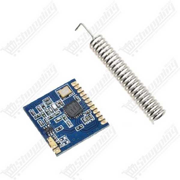 Module de communication sans fil SI4432 433MHz avec antenne 1000m