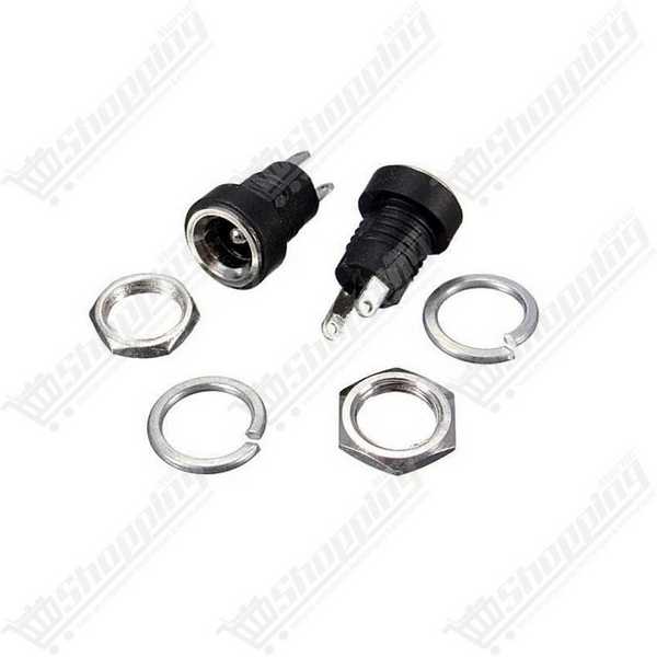 Connecteur Jack Femelle DC 5.5 x 2.1mm pour Montage sur Panneau