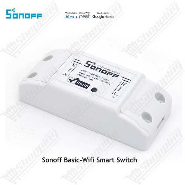 Interrupteur Connecté WiFi Sonoff Basic 10A ESP8266