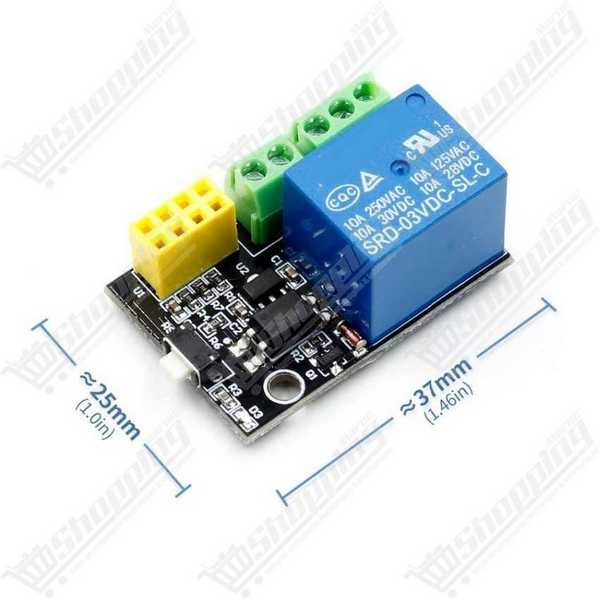 Module Relais WiFi 5V pour ESP8266 ESP-01S
