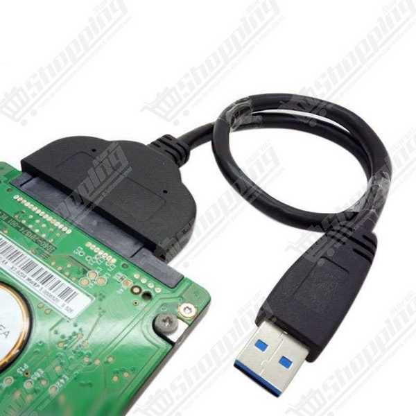 Câble adaptateur USB 3.0 vers SATA pour disque dur et SSD 2,5 pouces