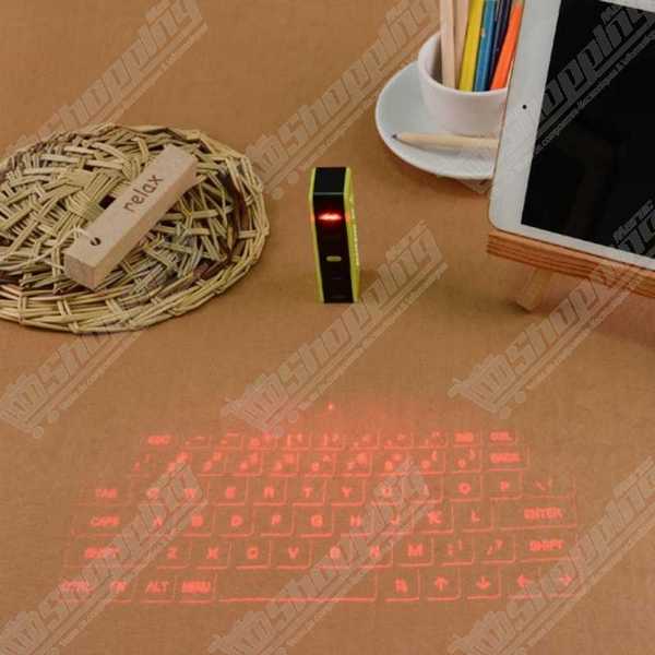 Clavier laser virtuel à projection Bluetooth