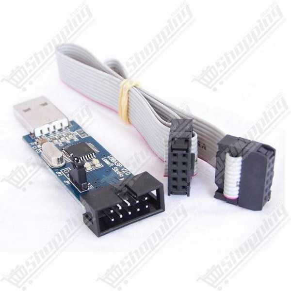 Programmateur USBASP v2.0 USBISP pour Microcontrôleurs Atmel AVR compatible Windows