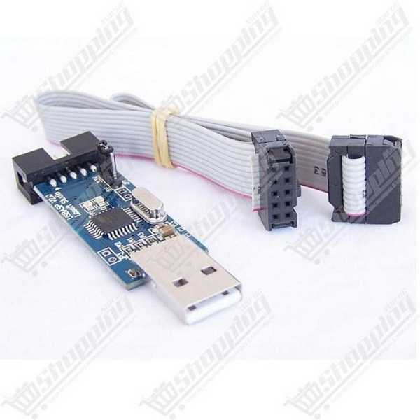 Programmateur USBASP v2.0 USBISP pour Microcontrôleurs Atmel AVR compatible Windows