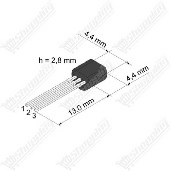 Circuit intégré UM66T01S générateur de mélodie Jingle Bells TO-92