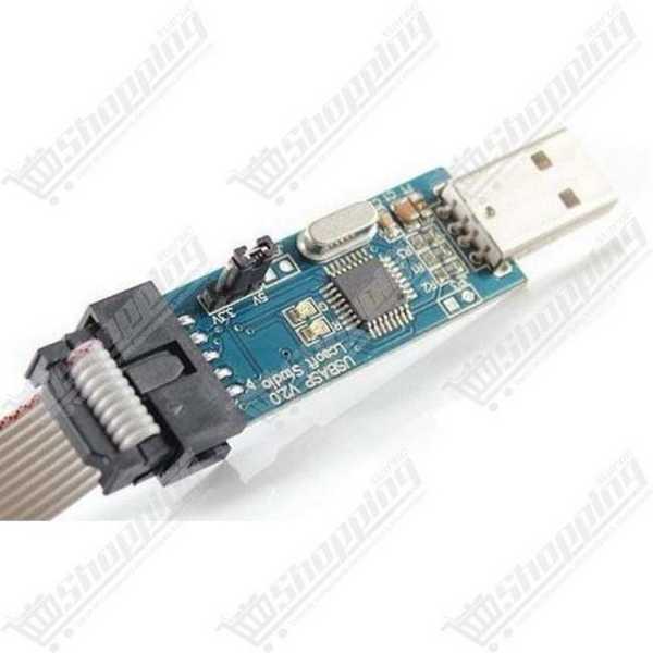 Programmateur USBASP v2.0 USBISP pour Microcontrôleurs Atmel AVR compatible Windows