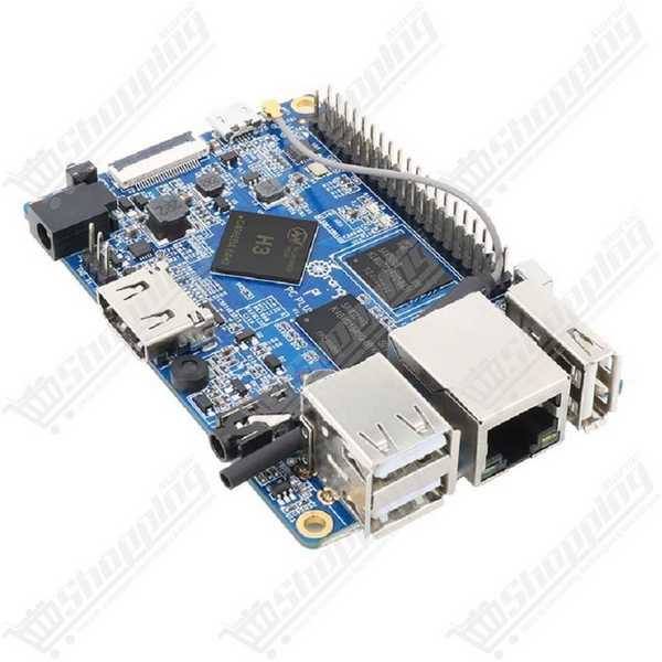 Orange Pi PC Plus - Cortex-A7 Quad-Core 1.6GHz - 1Go RAM - 8Go eMMC - WiFi