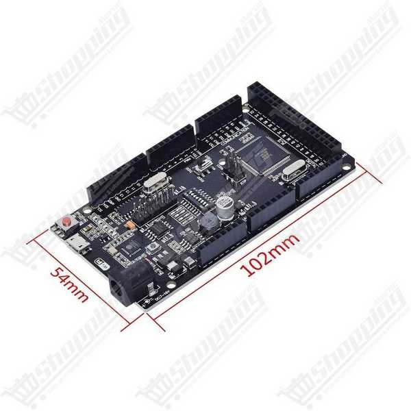 Mega 2560 R3 WiFi (ATmega2560 + ESP8266) avec Convertisseur CH340G