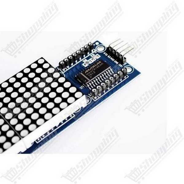 Module Matrice LED 8x8 MAX7219 SMD Rouge 32mm - Kit DIY