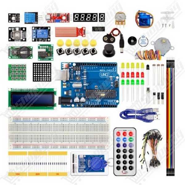 Kit de démarrage Arduino Uno R3 version améliorée