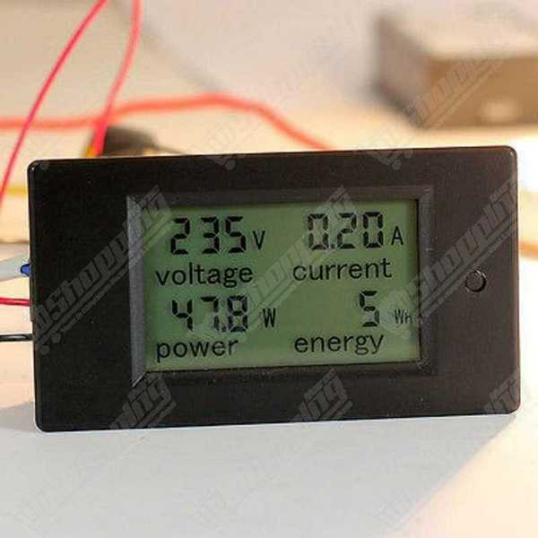 Voltmètre Ampèremètre Digital DC 100V 100A avec Shunt