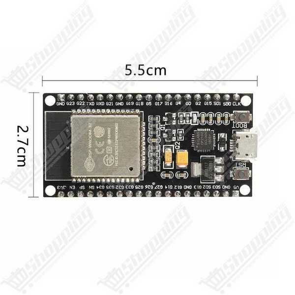 Carte de développement ESP32 WROOM-32 38 broches WiFi et Bluetooth