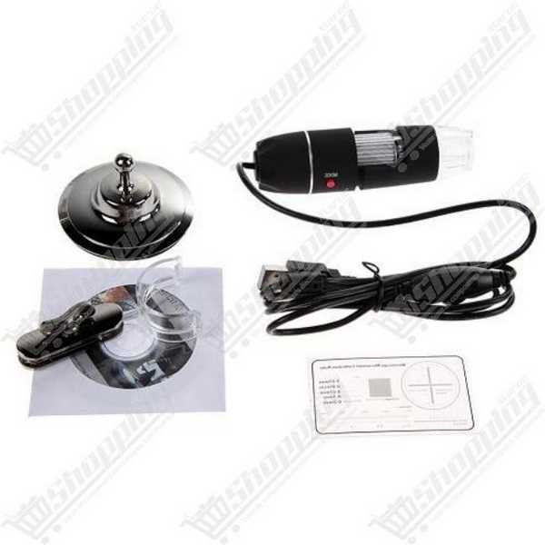 Microscope numérique USB 1000X HD 8 LED