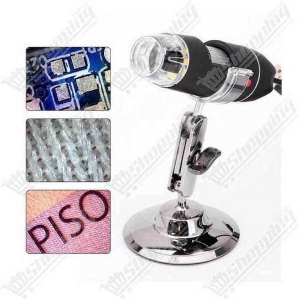 Microscope numérique USB 1000X HD 8 LED