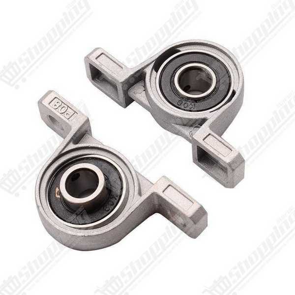 Palier à semelle KP08 pour axe 8 mm