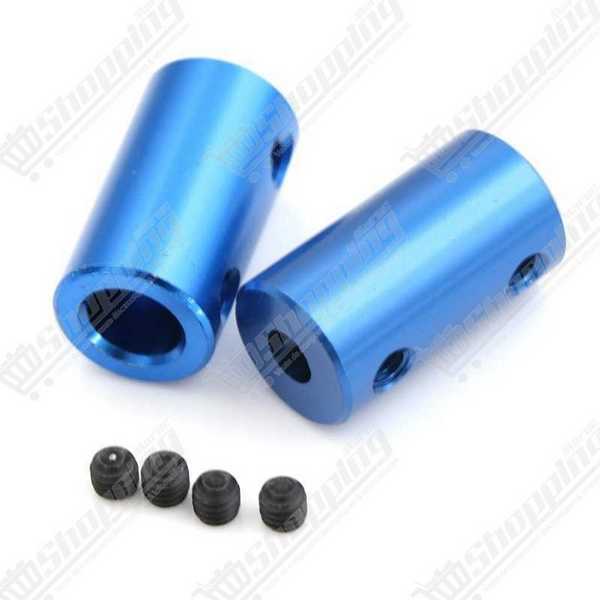 Coupleur rigide en alliage d'aluminium 6x8mm