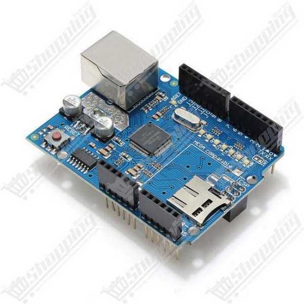 Shield Ethernet W5100 pour Arduino Uno et Mega