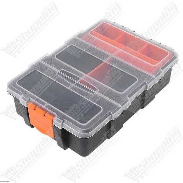 Boîte de rangement multifonction en plastique 156x228x58mm