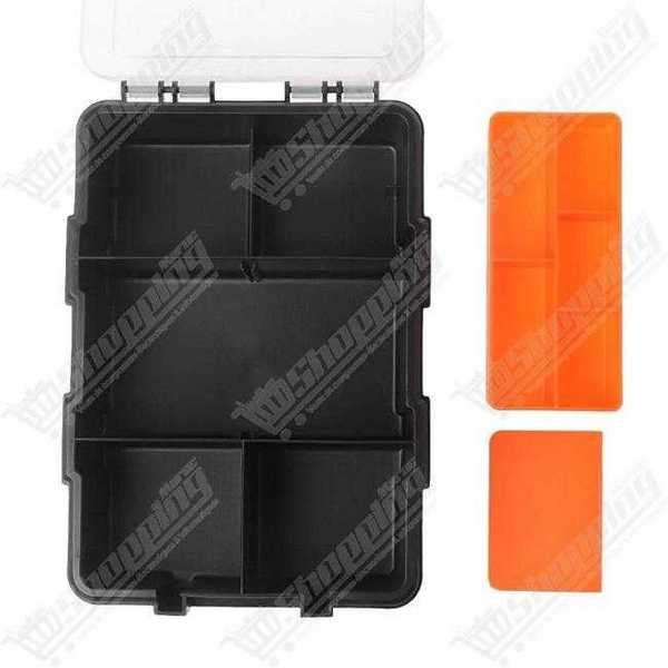 Boîte de rangement multifonction en plastique 156x228x58mm