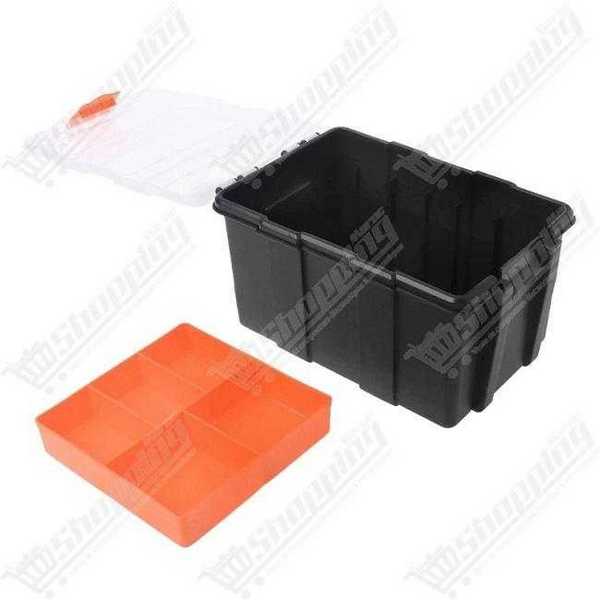Boîte de rangement multifonctionnelle en plastique 156x228x120mm