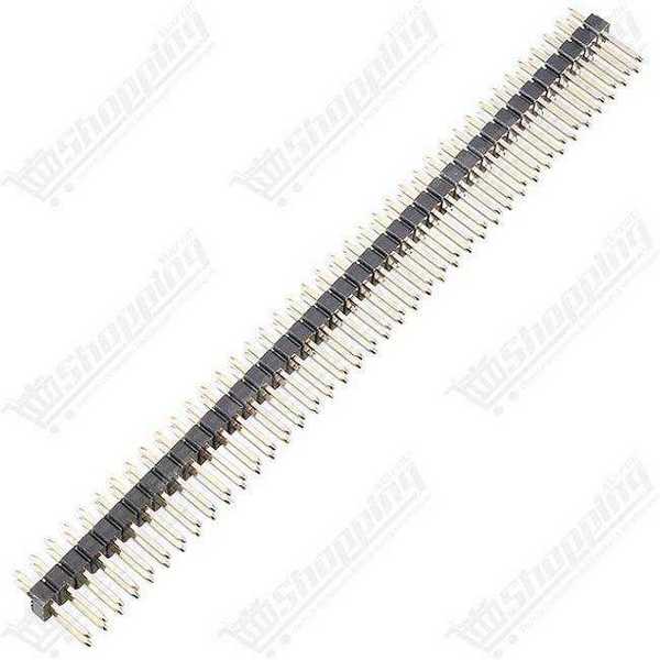 Header connecteur 2.54mm 2x40 pins double ligne male