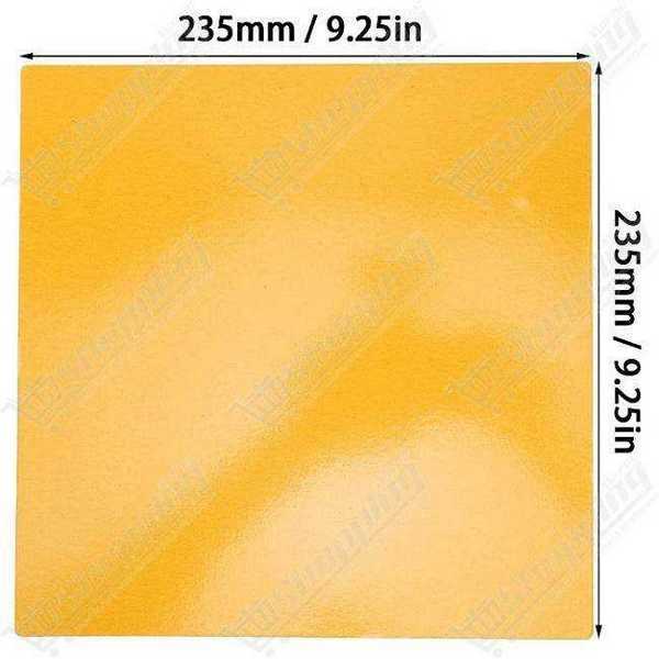 Plaque d'impression flexible autocollante 235x235mm pour imprimante 3D