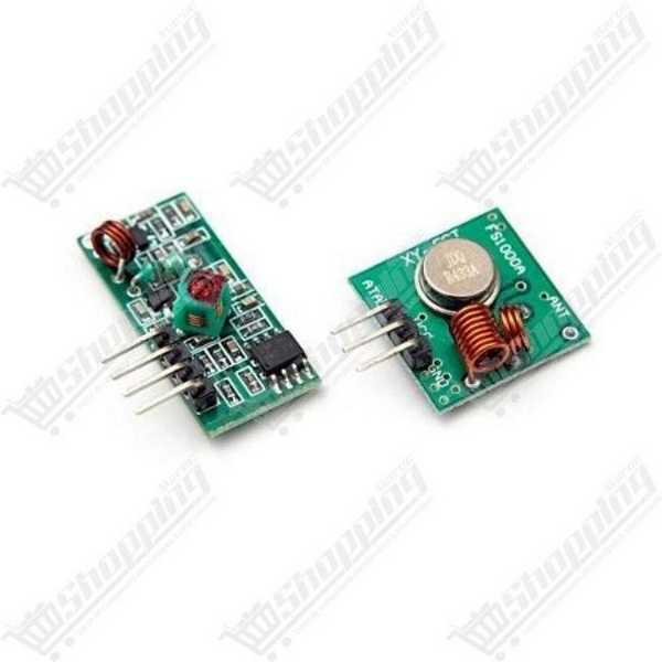 Kit Module RF 433MHz Émetteur et Récepteur 5V