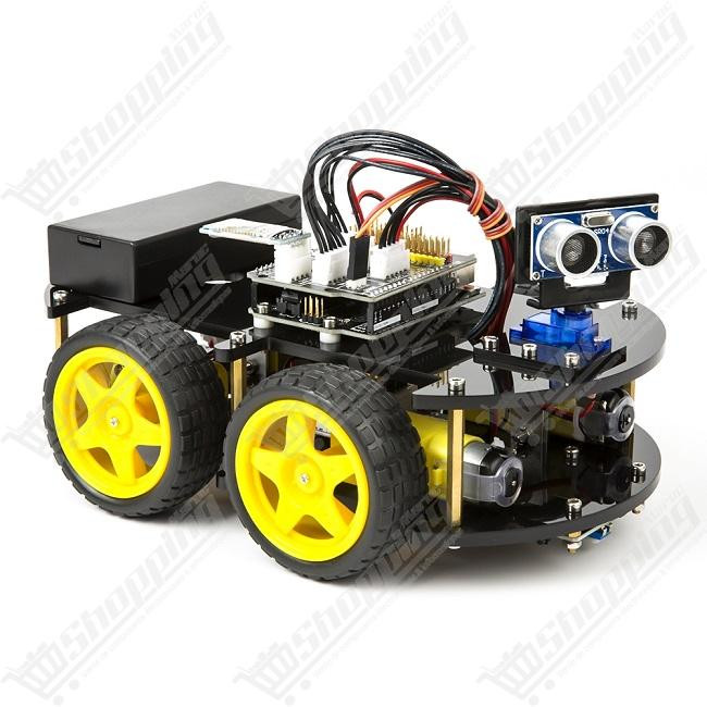 Kit Robot 4 Roues IR Bluetooth Multifonctions V3.0