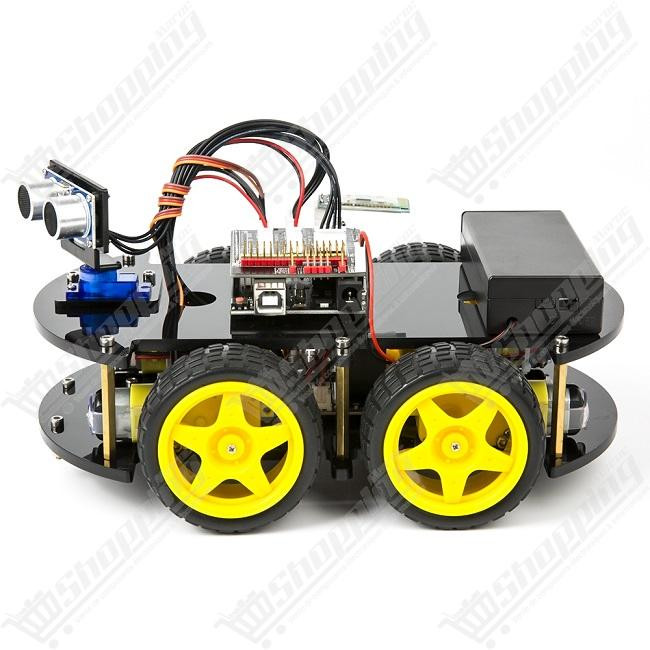 Kit Robot 4 Roues IR Bluetooth Multifonctions V3.0