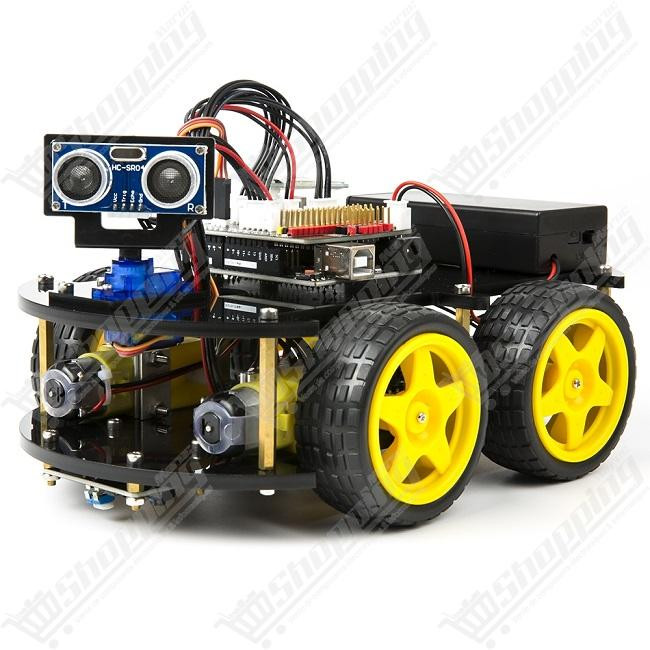 Kit Robot 4 Roues IR Bluetooth Multifonctions V3.0